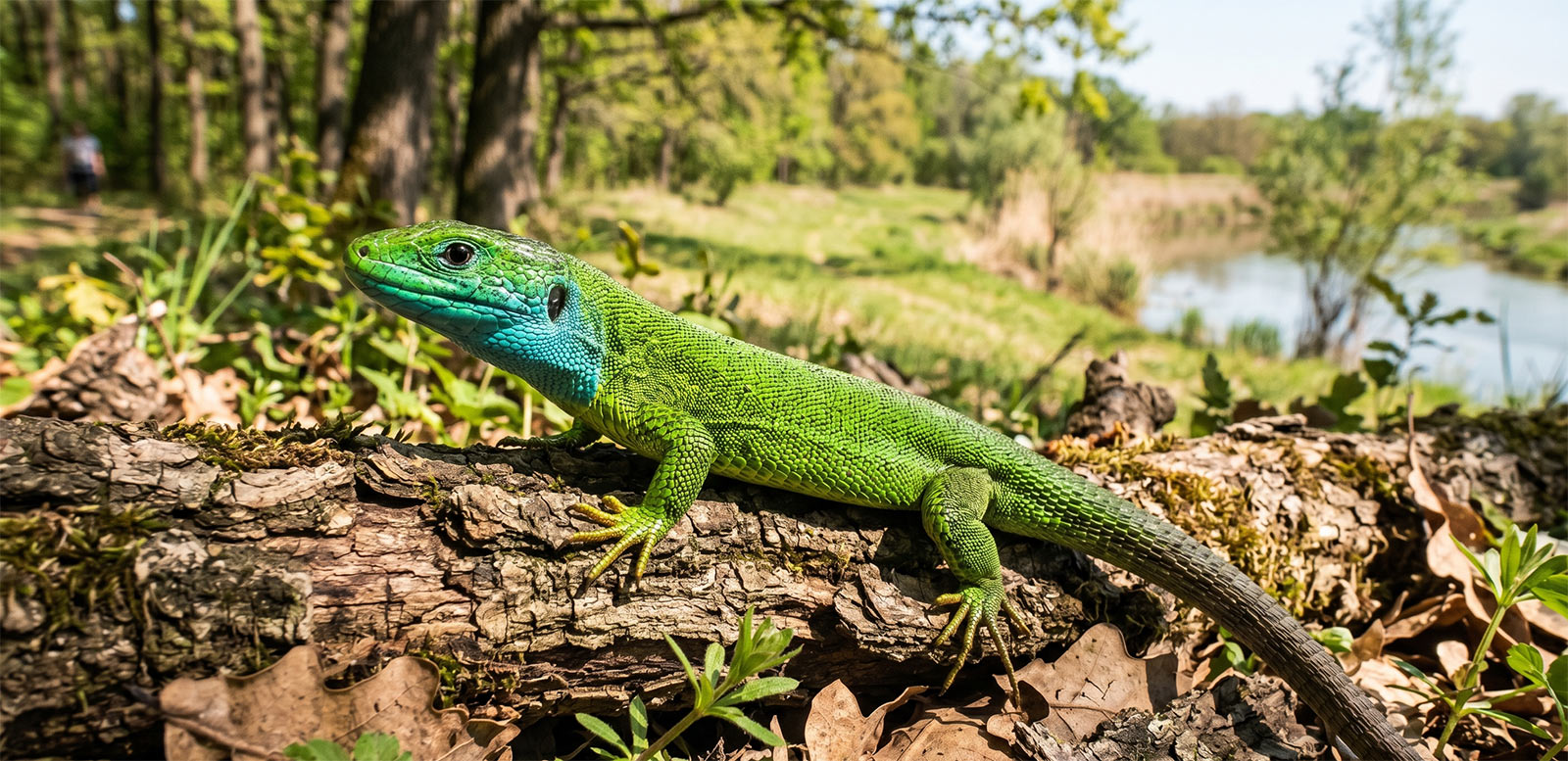 Zelembać Lacerta viridis