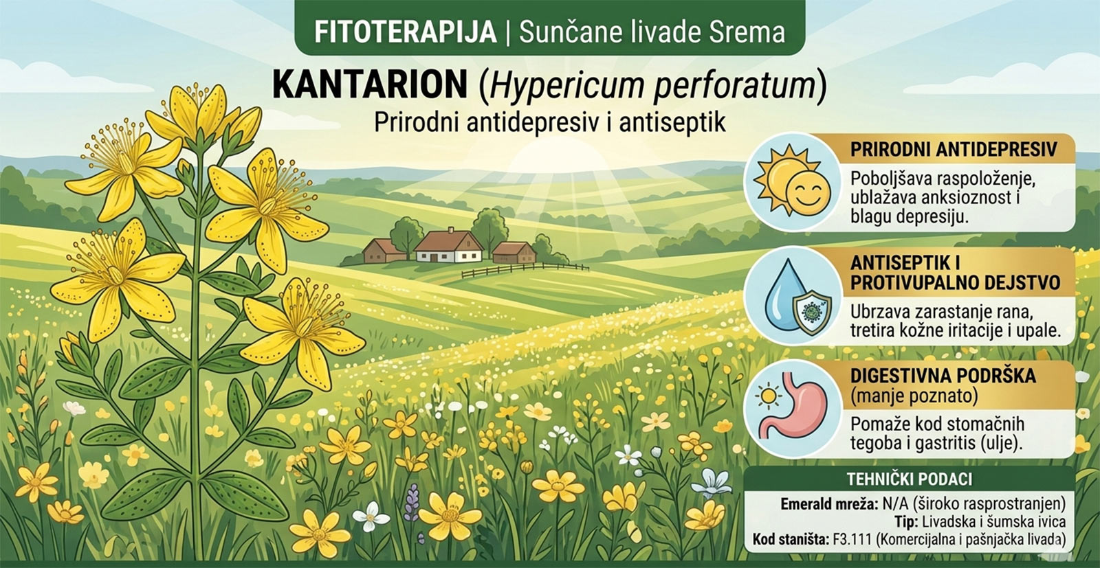 Kantarion Hypericum perforatum